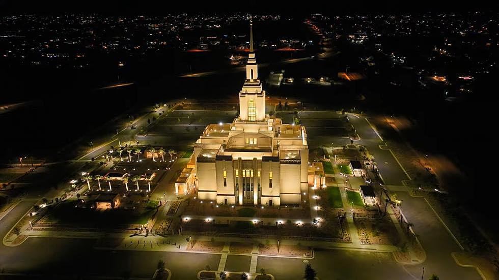 What is Guarding the New Red Cliffs Utah Temple?